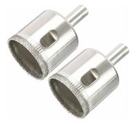2pcs Trépan Diamant Foret Scie Cloche pour Céramique Marbre Verre Carrelage 30mm