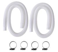 2Pcs Tuyau Piscine 32mm, pour Piscine Hors Sol, 150cm/59in, Tuyau pour Pompe de Piscine pour Intex 330 GPH, 530 GPH et 1000 GPH