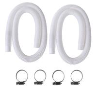 2Pcs Tuyau Piscine 32mm pour Piscine Hors Sol 150cm/59in Tuyau pour Pompe de Piscine pour Intex 330 GPH 530 GPH et 1000 GPH