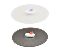 2PCS Universel Bouchons De Vidange Bouchon Baignoire Bouchon Evier Salle de Bain Bouchon Douche Bouchons pour Baignoire Flexible Plat Bouchon De Vidange