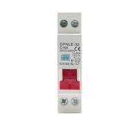 2RD58I8PM Disjoncteur différentiel 18 mm 230 V 50/60 Hz 1P+N 6KA, Protection Contre Les surintensités et fuites, 1 pièce(20A)