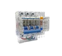 2RD58I8PM Disjoncteur différentiel Automatique à Courant résiduel de Type C, 63 A, Transparent, 5 pièces, DZ47LE-63(25 V,1P N)