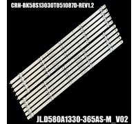 2set - 20 PCS Bande de rétroéclairage LED Hisense 58R6E 58H6550E 58DUS83 H58gland 6100 H58A6100 H58gland 6000 H58gland 6100UK HZ58A55 JL.D580A1330-365AS-M_V02 ""Nipseyteko