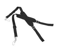 2set Sangle de Pulvérisateur à Dos Noire Réglable pour Entretien | Fer et Polyester, Coutures Renforcées et Boucles Solide, Attache Rapide, Usage Jardin et Pelouse