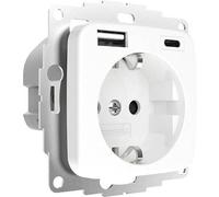 2USB inCharge PRO SI ; 1 x USB/A 1 x USB/C , 3000 mA / 15W, blanc pur