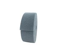2W Rouleau de non-tissé abrasif - Gris, grain 800 - 100 mm x 10 m | Non-tissé abrasif très flexible pour ébavurer, matifier et nettoyer (1 pièce)