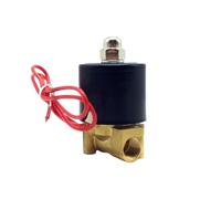 2W025-08 Électrovanne 2 positions 2 voies AC220V AC110V DC24V Corps en laiton Valve
