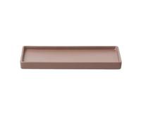2WFYJNITP Plateaux pour Plantes Bac d'égouttage rectangulaire for Plantes de Jardin, Soucoupe for Pot Fleurs en céramique Multicolore pour jardinières(Bruin,Grand)