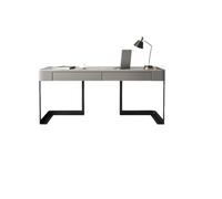 2WFYJNITP Table d'écriture Bureau Minimaliste en Pierre Brillante, Moderne, léger, de Luxe, for étude, Maison, Petit Bureau, Table for Ordinateur, d'écriture Bureau d'ordinateur(140 * 60 * 75CM)