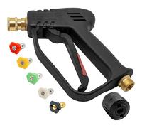 2windeal® Pistolet de Lavage Haute Pression 4000 PSI Nettoyage de Voiture jardin avec 5 Embouts de Buse d'eau