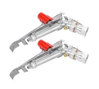 2X 1,5 Alliage de Zinc Durable D'Arroseur RéGlable de L'Eau D'Impact de Jardin de 1,5 Pouces