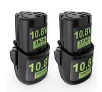 2X 10.8V 3Ah DREAMDASH Batterie de Remplacement pour Stihl Batterie AS2 | Convient pour Tronçonneuse GTA26 GTA40 Taille Haie HSA26 HSA30 HSA40 Coupe Bordure FSA30 Outils ASA20 SEA20 RCA20 KOA20 BGA30