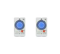 2X 100-240VAC 50-60Hz TB118N Interrupteur de Minuterie MéCanique sur Rail DIN ÉTanche avec Couvercle de Protection en Plastique Transparent Batterie