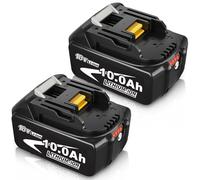 2X 10000mAh Remplacement pour Makita 18V 10.0Ah Batterie Compatible pour Makita 18V Batterie BL1820 BL1830 BL1840B BL1850 BL1850B BL1860B BL1860 avec Indicateur LED