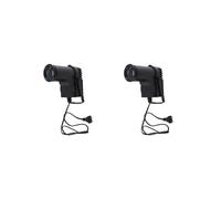 2X 10W RGBW 4 in 1 DMX Full Color LED Spotlight Stage Light 6 Channel Atmosphere Light with Voice Control US Plug