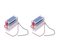 2X 110V 60G/H Générateur D'Ozone Portable Purificateur D'Air Purificateur D'Air Ozoniseur Maison Ozonateur O3 Ozono Machine Longue Durée
