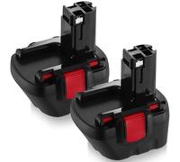 2X 12V 3.6Ah pour Bosch Batterie Ni-MH de Remplacement BAT043 BAT045 BAT120 BAT049 BAT139 PSR 12VE-2 PSB 12VE-2GSB 12VE-2GLI 2607335261 2607335273 2607335374 Outils électroportatifs