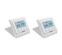 2X 16A 230V LCD Programmable Chauffage Au Chaud Thermostat D'Ambiance Thermorégulateur Régulateur de Température Manuel Mécanique