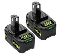 2X 18V 3Ah DREAMDASH Batterie de Remplacement pour Ryobi Batterie ONEPLUS | Convient pour RB18L50 RB18L40 RB18L25 RB18L20 RB18L15 RB1840X RB1825C pile Taille haies Souffleur Coupe bordure Tondeuse