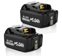 2X 18V 5,0Ah/5000mAh Batteries de Remplacement pour Ma-Kita 18V BL1850B BL1830 BL1850 BL1860 BL1830B BL1860B BL1840 BL1820 BL1845 BL1835 BL1815 LXT-400