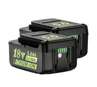 2X 18V 5Ah DREAMDASH Remplacement Batterie, Compatible pour Karcher Outils | Taille Haies HGE 18-45 18-50 Tondeuse LMO 18-33 18-36 Pulvérisateur PSU 4-18 Aspirateur WD 1 3-18 Coupe Bordures LTR 18-25