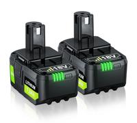 2X 18V 8.0Ah/8000mAh Batteries au Lithium pour Ryobi P108 RB18L40 P108 RB18L25 P108 RB18L15 RB18L13 P107 P108, P122 P104 P105 P102 P102 P108 2003