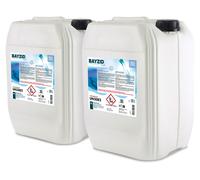 Algicide Anti Algues pour Piscine - 2 x 20 L (40 L), BAYZID® - Double Action Curative et Préventive - Efficace Contre Bactéries