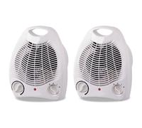 2X 2000 W Ventilateur électrique Chauffage de Salle de Chauffage 220V Chauffe Espace Électrique Prise Européenne