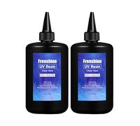 2x 250G résine UV, upgrade Formula résine UV durcie et à durcissement rapide, équipée d'un kit de résine ultra - transparente pour la fabrication de bijoux, la fonderie et le revêtement