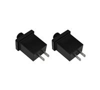 2X 4.5V 4.5W Plug LED Alimentation LED Transformateur Adaptateur de Prise IP44 Adaptateur de Lampe de Noël Étanche Prise Américaine