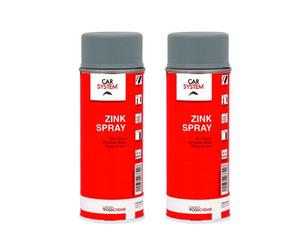 2x 400ml Pulvérisation Cs Zinc Spray Protection pour 490°C Peinture Lackpoint
