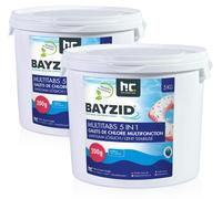 Galets de Chlore Multifonctions 5en1 Bayzid® - 5 Kg de Pastilles à Dissolution Lente