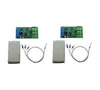 2X 8-25V PT100 Résistance Thermique Platine Au Convertisseur de Température RS485 Modbus RTU Kit de Module