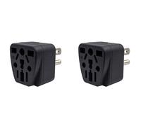 2X Adaptateur de Prise de US EU/UK/AU/In/CN/JP/Asie/Italie/Brésil Vers USA (Type B), Prise USA à 3 Broches