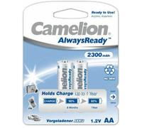 Pile préchargée Always Ready NiMH - AA LR6 - 2300 mAh - 2 pièces