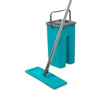 2X Beldray Mop Plat Avec Seau Essoreur Balai Nettoyeur Mop