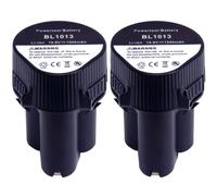 2X BL1013 Remplacement pour Makita 10,8V Batterie Lithium-ION Compatibles avec Makita BL1013 BL1014 DF030D DF330D LCT203W TD090D, 194550-6 194551-4 194588-1 195332-9 Outils