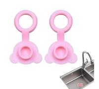 2X Bouchon Baignoire Bebe, Baignoire Bouchée Universelle Ajuster Les Bouchons De Baignoires Rainurées en Silicone À L'épreuve des Fuites Faciles, Bouchon De Vidange pour Douche, Baignoire, Lavabo
