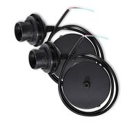 2x câble électrique pour lampe - Câble avec douille E27 et bague de fixation - Monture de suspension pour luminaire plafond - Noir
