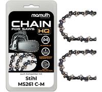 2x chaîne de tronçonneuse 40cm 1 5mm 0 325"" 67 TG pour Stihl MS261 C-M