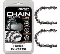 2x chaîne de tronçonneuse 50cm 1,5mm 0,325"" 76TG pour Fuxtec FX-KSP351