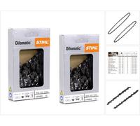 2x chaîne STIHL Oilomatic Picco Micro Mini 3 (PMM3) demi-ciseau 3/8 "P 1,1mm 35 cm ( 3610 000 0050 )