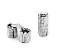 2x Charnière Invisible Laiton 35mm Ouverture 180° | Laiton massif, résistance rouille, ouverture 180°, diamètre 35mm, pour meubles et coffres(8mm)