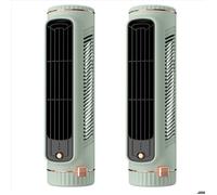 2X Climatiseur Portatif Automatique à Distance, Mini-Climatiseur Personnel USB avec Ventilateur ÉLectrique à 3 Vitesses Vert