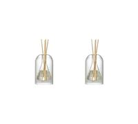 2X Conteneurs de Stockage Bouteilles de Diffuseur Bouteille de Diffuseur D'AromathéRapie Bouteille de Verre de Diffuseur Moderne Organisateurs