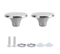 2x Couvercle Acier Inoxydable pour Cocotte 2x Couvercle Acier | Dimensions 5.2x2.9cm, ajustement parfait, remplace poignées cassées, kit complet avec vis