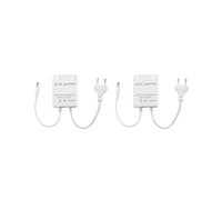 2X Entrée CA 110-240 V Sortie CC 12 V Alimentation Prise UE Chargeur Étanche pour Caméra IP Analogique CCTV Sécurité AHD Prise UE