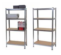 Mendler – Rayonnage charges lourdes HWC-D67 – 160x80x40 cm – galvanisé – 320 kg – Lot 2