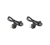 2X Européenne PDU Cordon D'Alimentation Secteur,Prise Mâle Européenne 3Pin Vers IEC 320 C13 Câble Adaptateur Secteur Incliné en HAUT (Prise