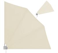 2x Éventail de balcon rabattable fixation murale 140x140 Sélection de couleurs